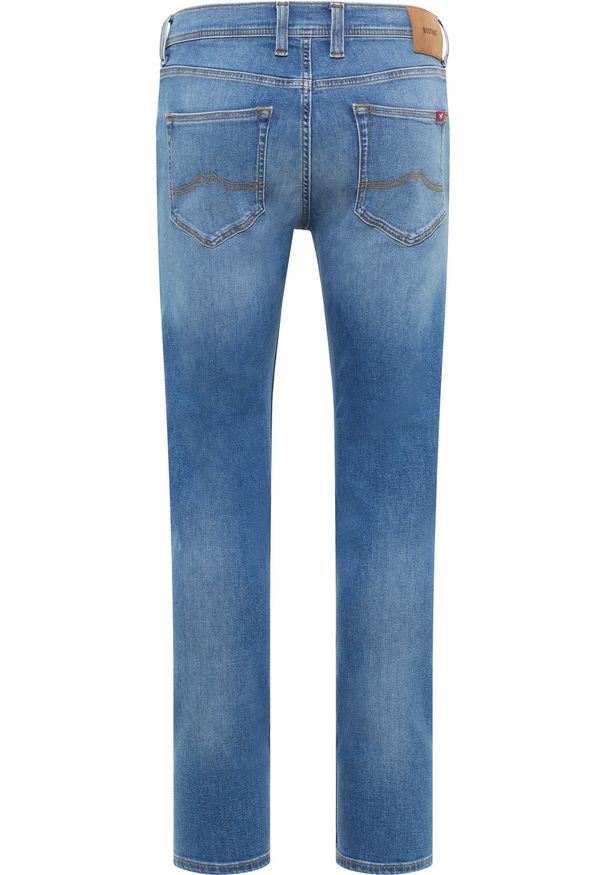 Męskie Spodnie Jeansowe Mustang Style Oregon Slim Denim Blue 1016315 5000 583