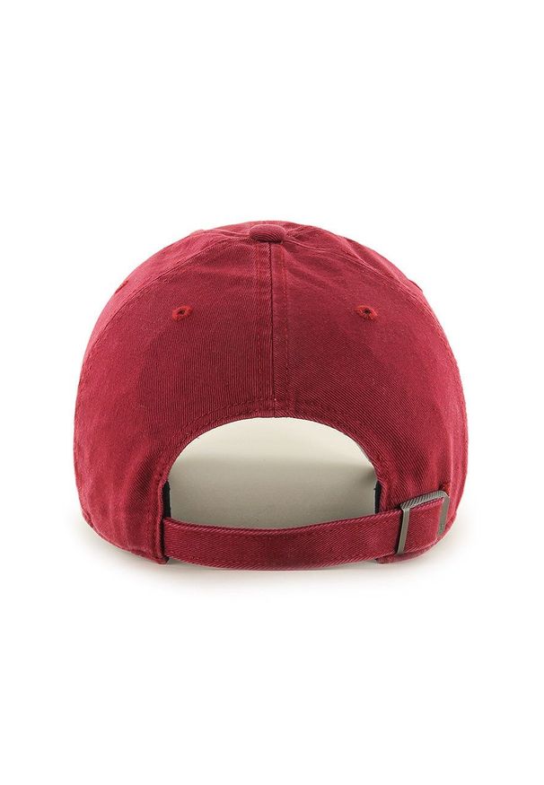 47 Brand - 47brand czapka New York Yankees kolor czerwony z aplikacją. Kolor: czerwony. Wzór: aplikacja