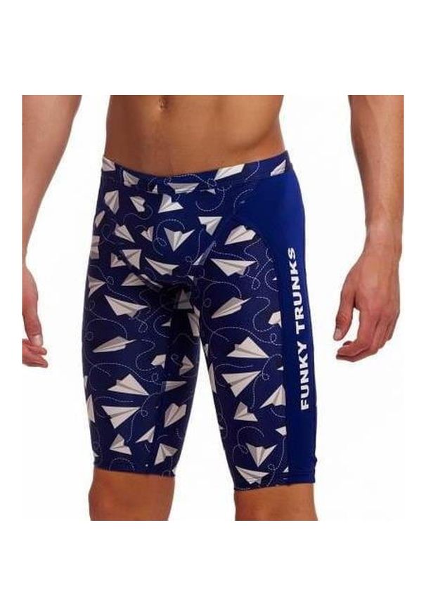 Spodenki FUNKY TRUNKS Paper Plain - jammery chłopięce 128-140cm/8/UK24. Kolor: niebieski