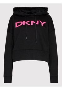DKNY Sport Bluza DP1T8642 Czarny Regular Fit. Kolor: czarny. Materiał: bawełna. Styl: sportowy