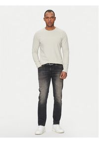 BOSS Longsleeve Tacks 50512111 Beżowy Regular Fit. Kolor: beżowy. Materiał: bawełna. Długość rękawa: długi rękaw #4