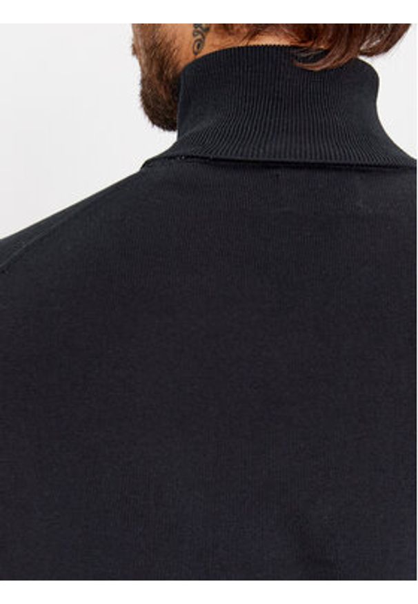 GANT - Gant Golf Classic Cotton Rollerneck 8030563 Czarny Regular Fit. Typ kołnierza: golf. Kolor: czarny. Materiał: bawełna