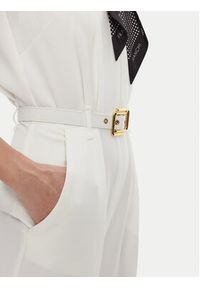 Elisabetta Franchi Kombinezon TU-047-52E2 Biały Regular Fit. Kolor: biały. Materiał: syntetyk #4