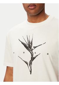 Hugo - HUGO T-Shirt Darise 50563436 Biały Relaxed Fit. Kolor: biały. Materiał: bawełna #3