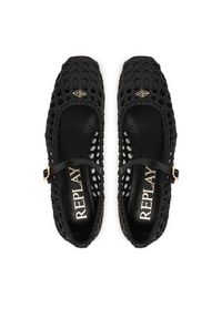Replay - REPLAY Baleriny GWB23 .000.C0025S Czarny. Kolor: czarny. Materiał: skóra #2