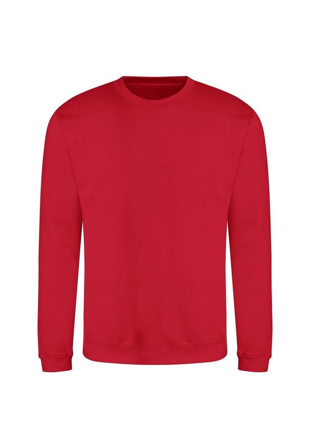 AWDIS - Zwykła Bluza Unisex Dla Dorosłych. Kolor: czerwony