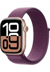 APPLE - Apple Watch 10 42mm GPS+4G Alu Sport Loop Rose Gold/Plum. Styl: sportowy