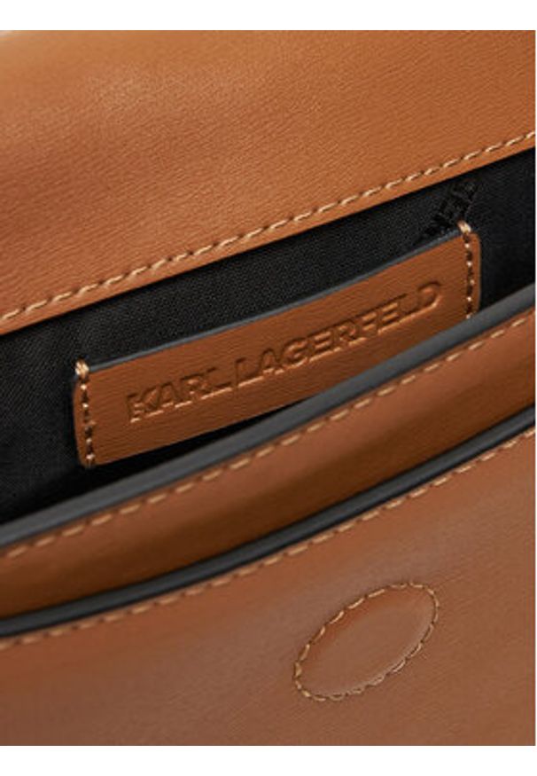 Karl Lagerfeld - KARL LAGERFELD Torebka A3W30152 Brązowy. Kolor: brązowy. Materiał: skórzane