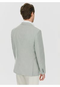 Pako Lorente - PAKO LORENTE – Zielona marynarka męska bez podszewki. Okazja: na co dzień. Kolor: zielony. Materiał: jeans. Sezon: wiosna. Styl: casual, sportowy #9