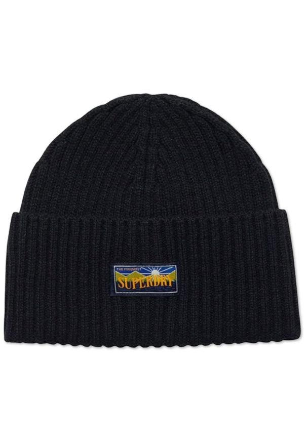 Stylowa czapka zimowa damska Superdry Vintage Radar 2.0. Kolor: niebieski. Materiał: wełna, poliester. Sezon: zima. Styl: vintage, elegancki