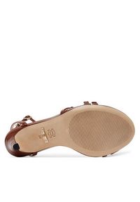 Guess Sandały 5GGZ27 7324A Brązowy. Kolor: brązowy. Materiał: skóra #5