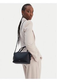 Furla Torebka Double Mini WE00870 BX3036 KH 4852S Granatowy. Kolor: niebieski. Materiał: skórzane #1