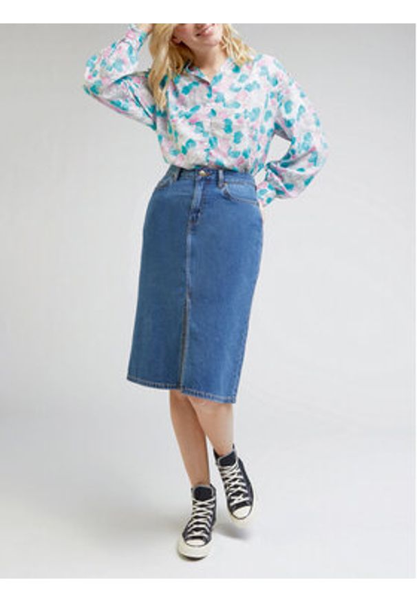Lee Koszula L51UZUA46 112332696 Kolorowy Relaxed Fit. Materiał: bawełna. Wzór: kolorowy