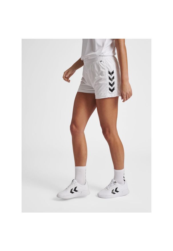 Spodenki sportowe damskie Hummel Core XK Poly Shorts Woman. Kolor: biały