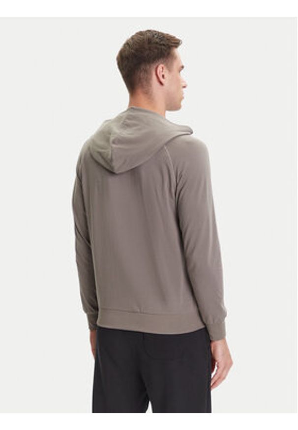 BOSS Bluza Mix&Match 50515313 Brązowy Regular Fit. Kolor: brązowy. Materiał: bawełna