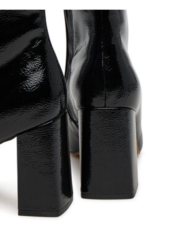 Aldo Botki Vellamo 14119618 Czarny. Kolor: czarny. Materiał: skóra