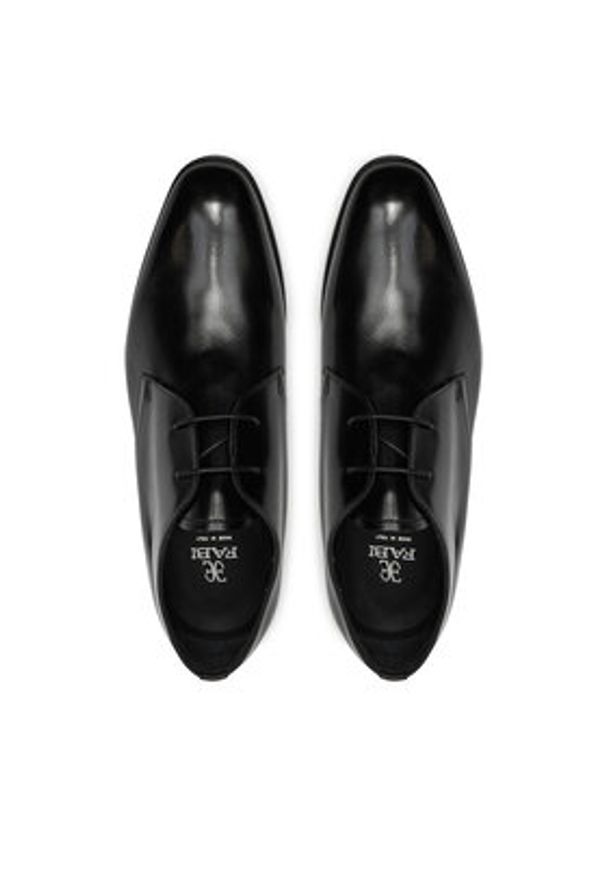 Fabi Półbuty FU0958 Czarny. Kolor: czarny. Materiał: skóra