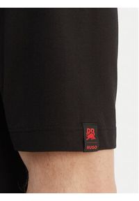 Hugo - HUGO Polo Dunios_RB 50559650 Czarny Regular Fit. Typ kołnierza: polo. Kolor: czarny. Materiał: bawełna #2
