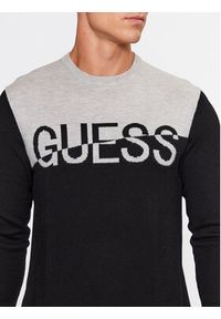 Guess Sweter M3BR09 Z3052 Czarny Regular Fit. Kolor: czarny. Materiał: syntetyk #3
