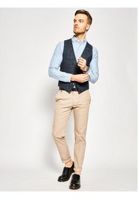 Polo Ralph Lauren Koszula Core Replen 710549084 Błękitny Slim Fit. Typ kołnierza: polo. Kolor: niebieski. Materiał: bawełna