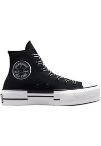 Trampki Converse Chuck Taylor All Star Lift, Kobiety. Kolor: czarny. Materiał: materiał. Model: Converse All Star