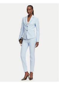 Hugo - HUGO Spodnie materiałowe Hagonia-1 50539991 Niebieski Slim Fit. Kolor: niebieski. Materiał: syntetyk #5