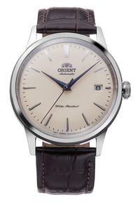 orient - Zegarek Męski ORIENT Automatic Classic RA-AC0M04Y10B. Materiał: skóra. Styl: klasyczny