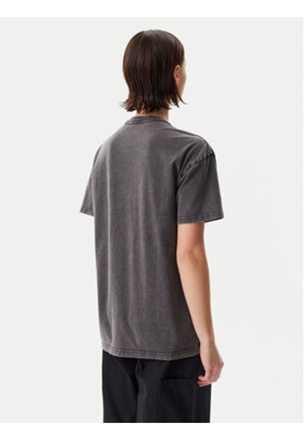 Vans T-Shirt Palm Impresa VN000MCM Czarny Regular Fit. Kolor: czarny. Materiał: bawełna