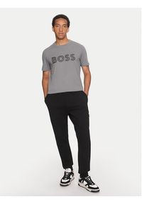 BOSS - Boss T-Shirt 50519358 Szary Regular Fit. Kolor: szary. Materiał: bawełna #4