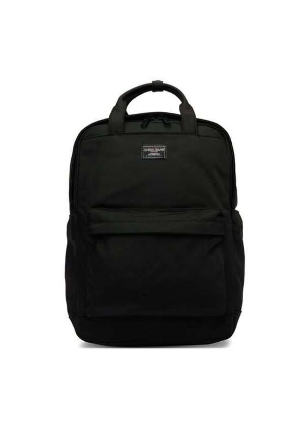 Guess Jeans Plecak M6RZ19 WP632 Czarny. Kolor: czarny. Materiał: materiał