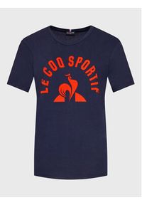Le Coq Sportif T-Shirt Unisex 2220666 Granatowy Regular Fit. Kolor: niebieski. Materiał: bawełna #7