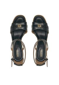 MICHAEL Michael Kors Espadryle Mandy Wedge 40R5MAMS2L Czarny. Kolor: czarny. Materiał: skóra