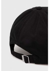 GANT - Gant czapka z daszkiem bawełniana kolor czarny z aplikacją. Kolor: czarny. Materiał: bawełna. Wzór: aplikacja #4