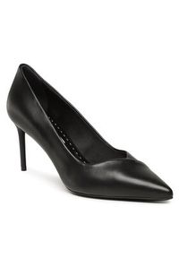 Max Mara Szpilki Phyllis 23452629376 Czarny. Kolor: czarny. Materiał: skóra. Obcas: na szpilce