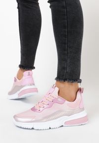 Born2be - Różowe Sneakersy Carilriane. Kolor: różowy #1