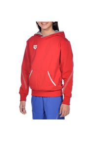 Bluza juniorska Arena Junior Team Line Hoodie. Kolor: czerwony