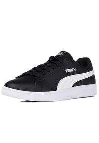 Buty uniwersalne męskie Puma Smash V2 L białe,czarne. Kolor: biały, czarny, wielokolorowy. Materiał: skóra, materiał. Sport: tenis