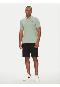 EA7 Emporio Armani Polo 8NPF14 PJVQZ U9024 Zielony Regular Fit. Typ kołnierza: polo. Kolor: zielony. Materiał: bawełna #4