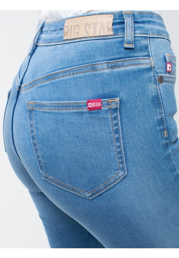 Big-Star - Jeansy damskie skinny niebieskie Adela 367. Kolor: niebieski. Sezon: lato
