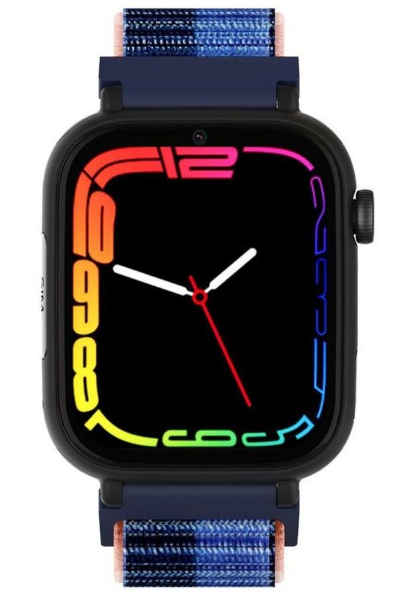 dcu tecnologic - Smartwatch DCU KIDS PRO Niebieski Czarny. Rodzaj zegarka: smartwatch. Kolor: czarny, niebieski, wielokolorowy