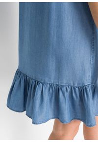 Sukienka TENCEL™ lyocell bonprix niebieski "bleached”. Kolor: niebieski. Materiał: lyocell #5