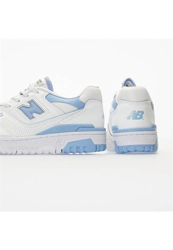 Buty do chodzenia dla dorosłych New Balance 550 UNC White Dusk Blue. Kolor: niebieski. Materiał: materiał, syntetyk. Sport: turystyka piesza