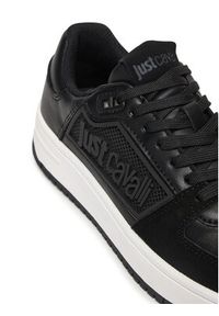 Just Cavalli Sneakersy 80RA3SM1 ZPC09 Czarny. Kolor: czarny. Materiał: skóra, zamsz #3