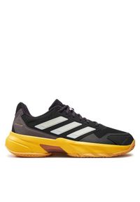 Obuwie tenisowe Mężczyzna Adidas Courtjam Control 3 czarny. Kolor: żółty, czarny, wielokolorowy. Sport: tenis #1