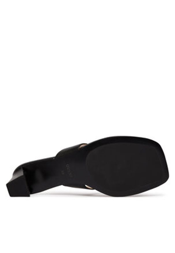 Guess Japonki FLJYZA LEA03 Czarny. Kolor: czarny. Materiał: skóra