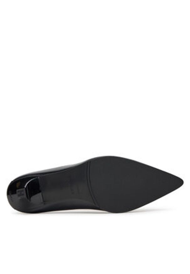 Hugo - HUGO Szpilki Katniss 50552669 Czarny. Kolor: czarny. Materiał: skóra. Obcas: na szpilce