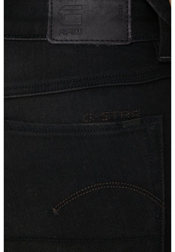 G-Star RAW - G-Star Raw jeansy 3301 High Skinny damskie high waist. Stan: podwyższony. Kolor: niebieski
