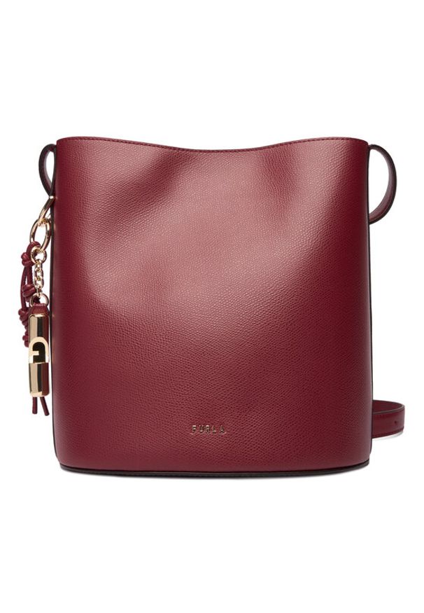 Furla Torebka Roxie S WB01875 ARE000 CN CGQ00 Bordowy. Kolor: czerwony. Materiał: skórzane