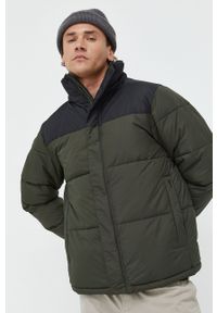 !SOLID - Solid kurtka męska kolor zielony zimowa. Okazja: na co dzień. Kolor: zielony. Materiał: materiał. Sezon: zima. Styl: casual #1