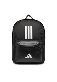 Adidas - adidas Plecak Classic Back-to-School 3-Stripes JD9563 Czarny. Kolor: czarny. Materiał: materiał